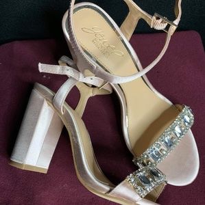 Rose Gold Badgley Mischka Heels